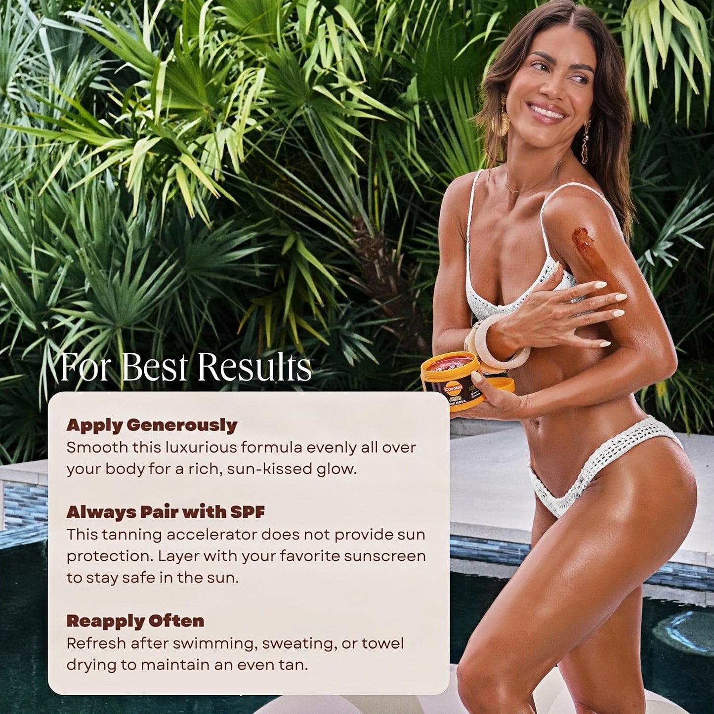Carroten Intensive Tanning Gel, Browning Tan Accelerator, 5 oz