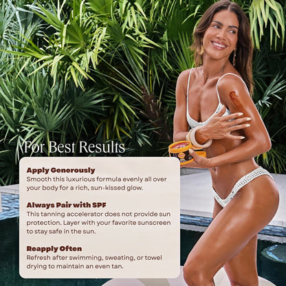 Carroten Intensive Tanning Gel, Browning Tan Accelerator, 5 oz